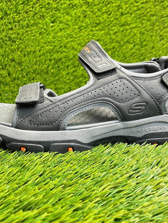 Skechers Tresmen Garo Mens Size 8 Black Beach Outdoor Walking Strappy Sandals main image 4